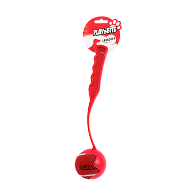 Lanzador de pelotas para perro play bite