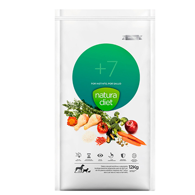 Comida natural para perros senior