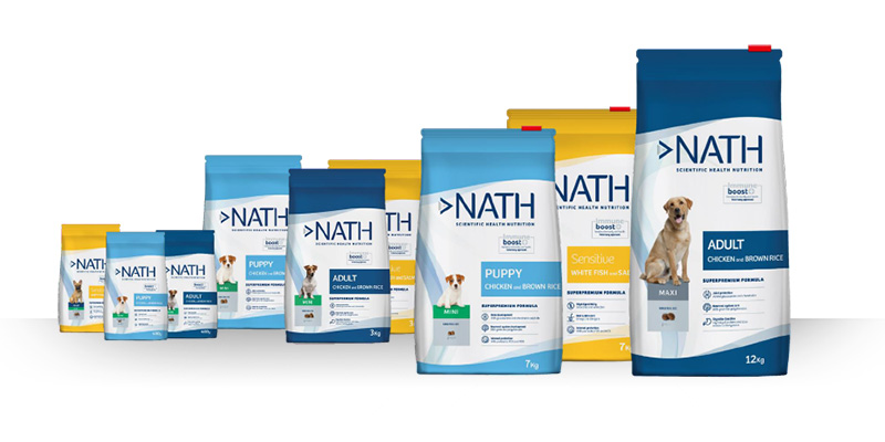 Gama NATH: alimentación superpremium para perros