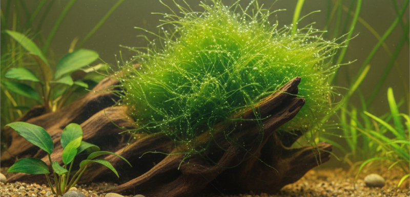 imagen alga filamentosa verde