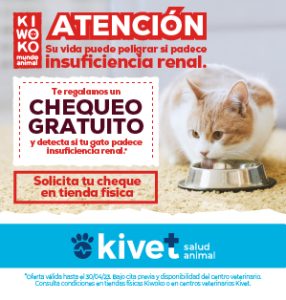 campaña insuficiencia renal gatos Kivet