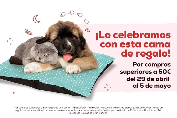 Regalo cama Apertura Kiwoko Las Palmas