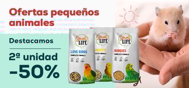 Pequeños animales 🐰 |  2ª ud. -50% en selección de pienso Small life
