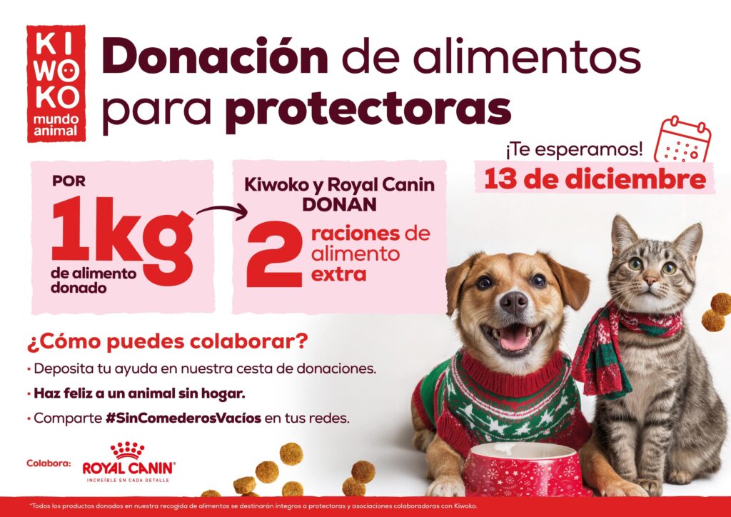Donacion alimentos kiwoko y royal canin