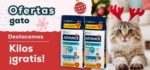 Ofertas gato🐈  | Kg ¡gratis! con selección de pienso Advance