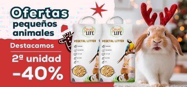 Pequeñas mascotas  🐰 |  2ª ud. -40% en lecho para roedores Small Life