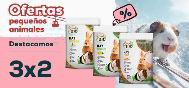 Pequeños animales🐰 |  3 x 2 en selección de heno Small Life