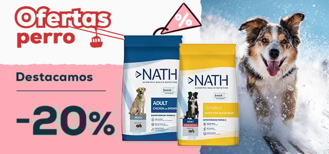 Ofertas perro 🐶  |  -20% en selección de pienso Nath