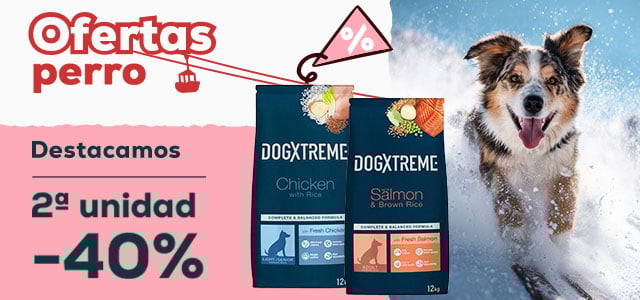 Ofertas perro 🐶  |  2ª ud. -40% en selección de pienso Dogxtreme