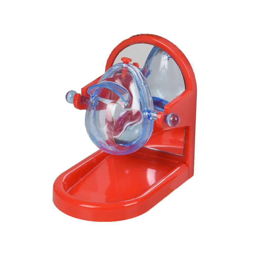 Flamingo H&eacute;rcules Dispensador de golosinas con espejo para periquitos, , large Imagen numero 1