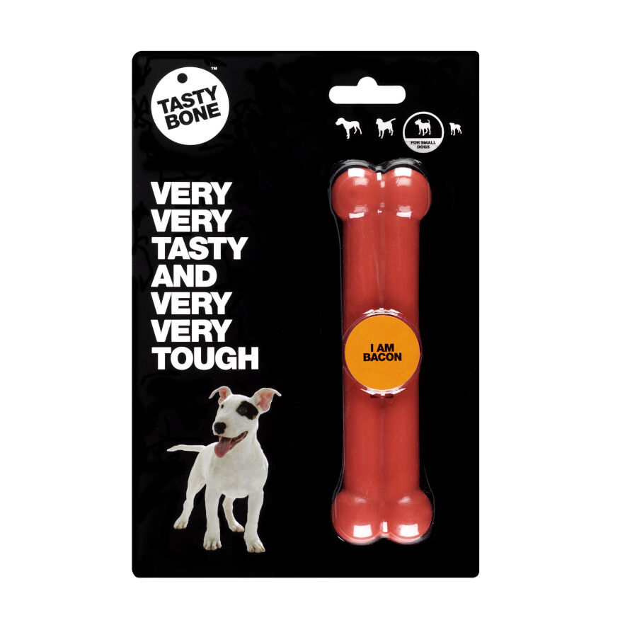 Tastybone Mordedor Bacon de Nylon para perros, , large Imagen numero 1