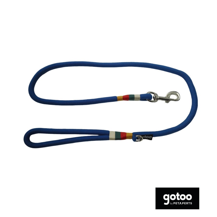 Gotoo Correa redonda azul para perros thumbnail