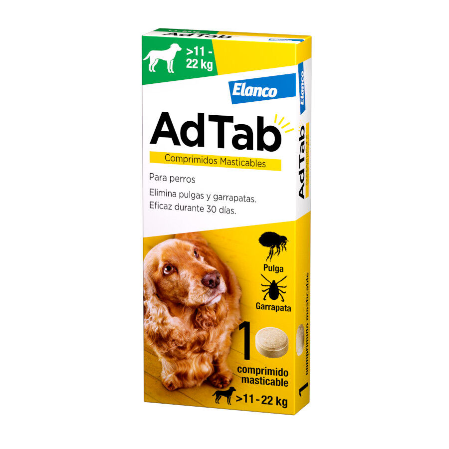 AdTab Comprimidos Masticables Antiparasitarios para perros, , large Imagen numero 1