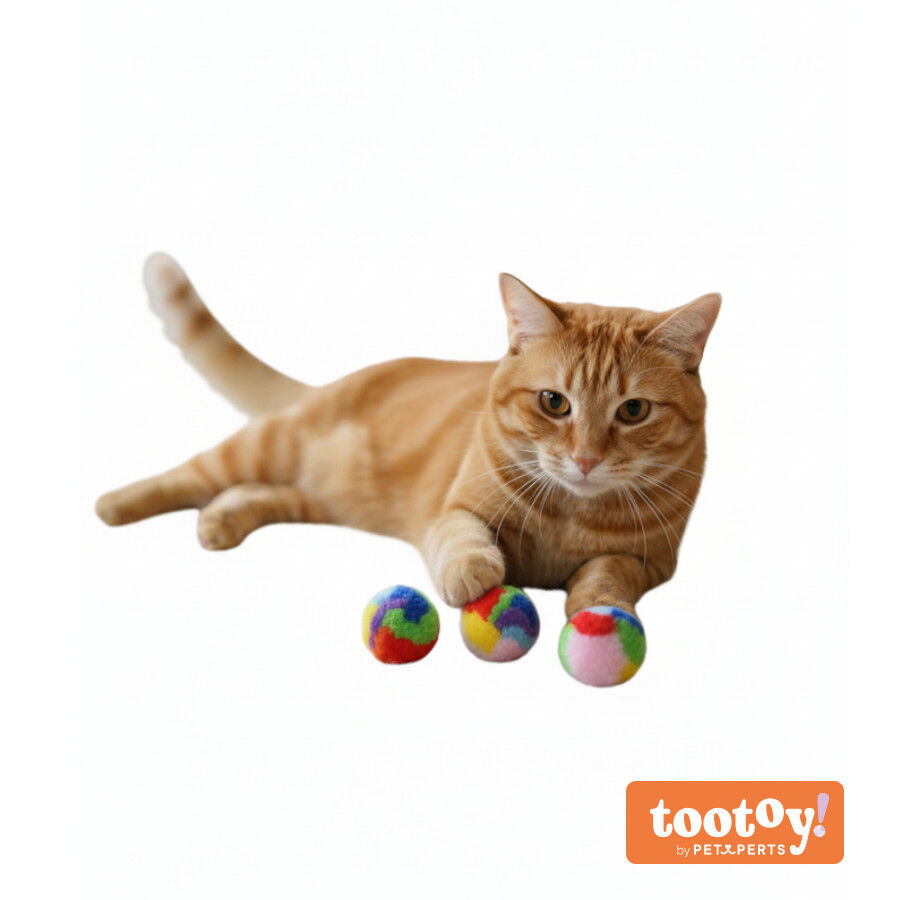 Tootoy! Pelota de Peluche Suaves para gatos, , large Imagen numero 8