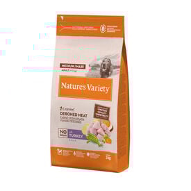 Nature's Variety Adult Medium Maxi No Grain Pienso Pavo para perros