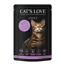 Cat's Love Adult Salmón y Pollo en Gelatina sobre para gatos