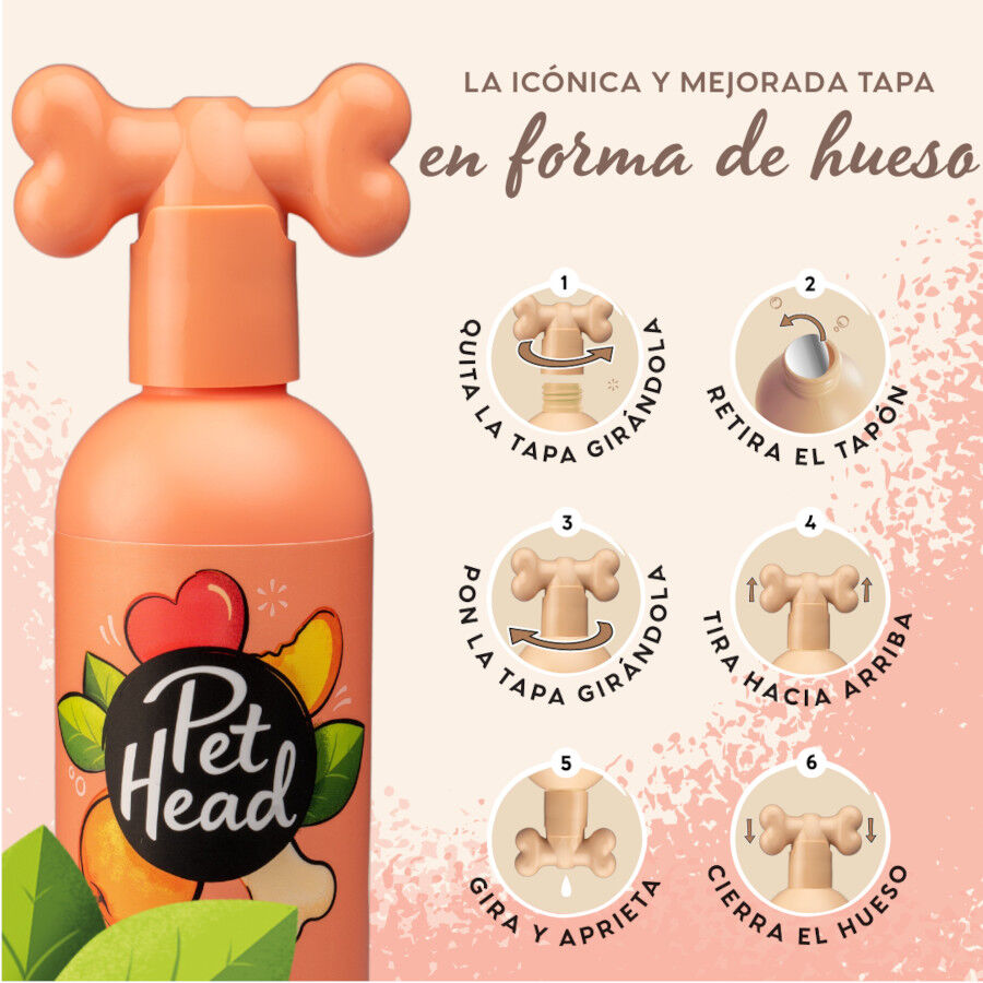 Pet Head champ&uacute; y acondicionador de melocot&oacute;n para perros, , large Imagen numero 2