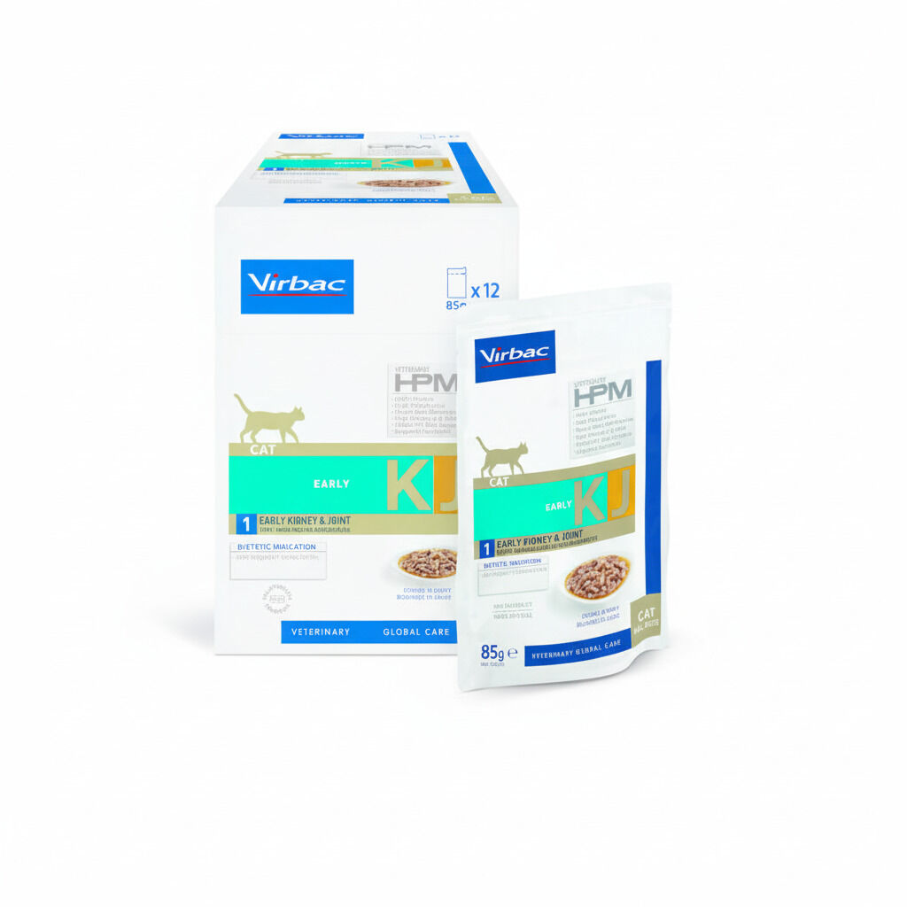 Virbac HPM KJ1 Wet Cat Early Kidney Joint Renal Sobre para gatos, , large Imagen numero 1