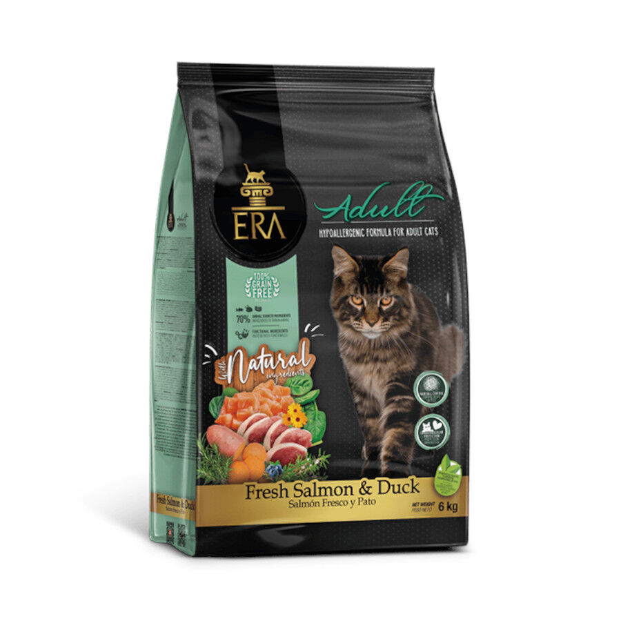 ERA Grain Free Adult Salmón y Pato pienso para gatos