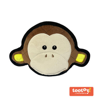 Tootoy! UResist Monkey Cuddler peluche resistente para perros