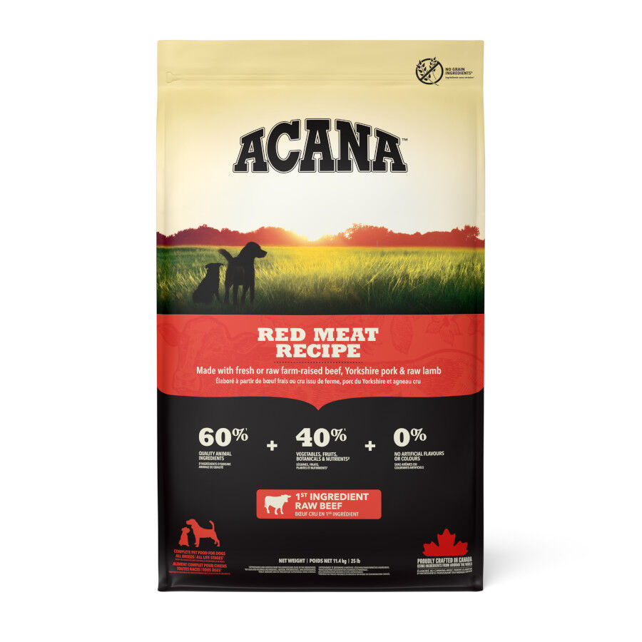 11.4 kg Acana Adult Red Meat pienso para perros, , large Imagen numero 1