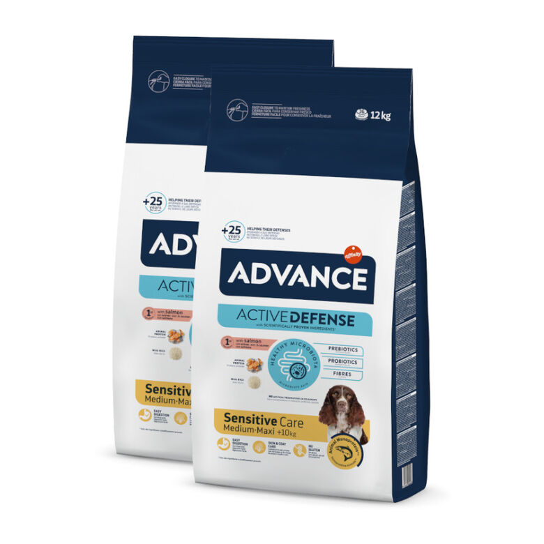 Advance Active Defense Medium Maxi Sensitive Salmón y Arroz pienso para perros thumbnail