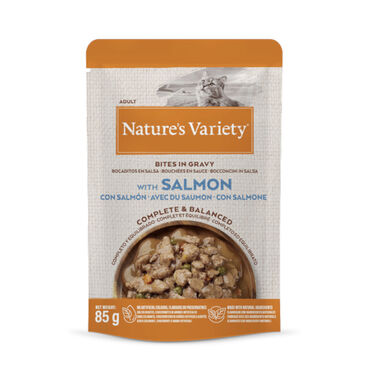 Nature’s Variety Adult Salmón sobre en salsa para gatos