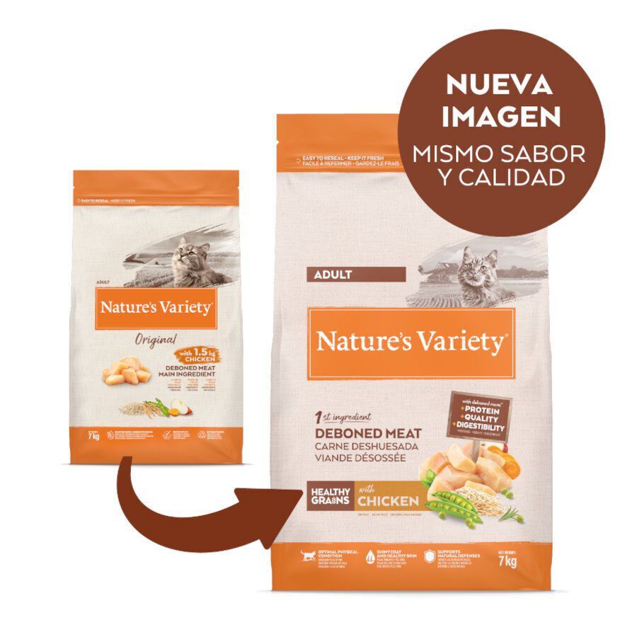 Nature&#039;s Variety Healthy Grains Adult Pollo pienso para gatos thumbnail