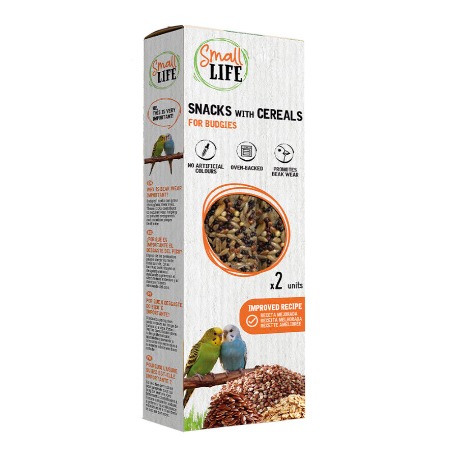 2 barritas Small Life Barritas Snack con Cereales para periquitos, , large Imagen numero 1