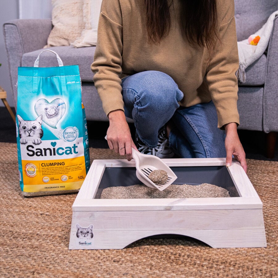 Sanicat Cumpling Arena Aglomerante sin perfume para gatos thumbnail