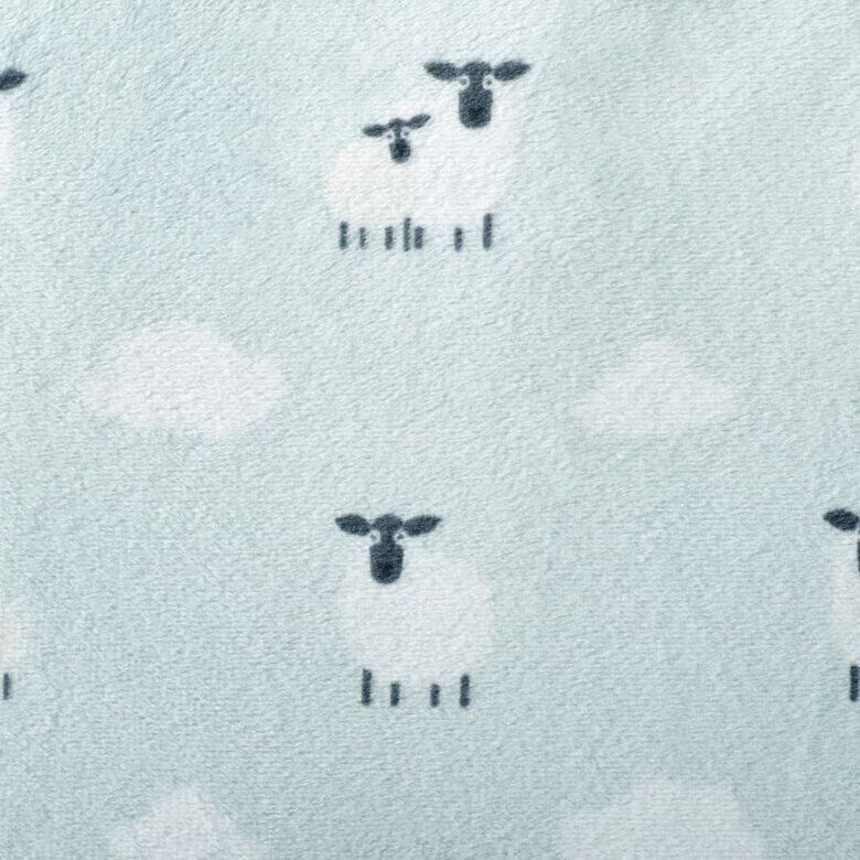 Leeby Iglú Desenfundable Blanco con Ovejitas para gatitos thumbnail