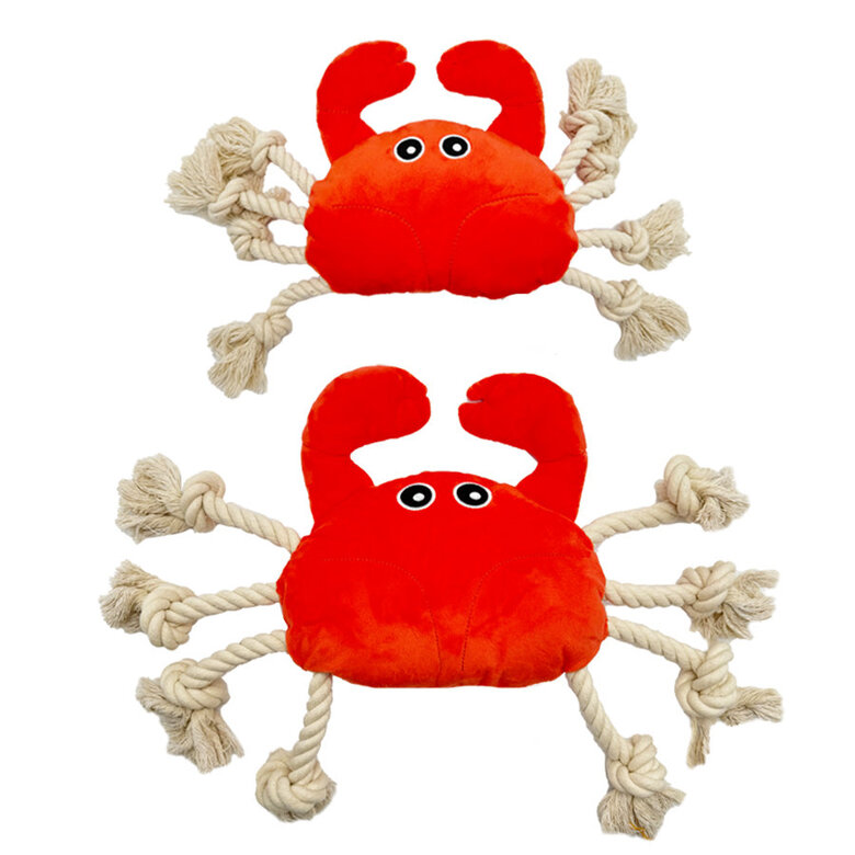 Tootoy! Comfort Fresh Crab peluche con cuerda para perros,  Imagen numero 3 Tootoy! Comfort Fresh Crab peluche con cuerda para perros, , large Imagen numero 3