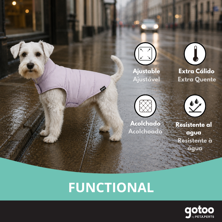 Gotoo Abrigo Lila para perros, , large Imagen numero 6