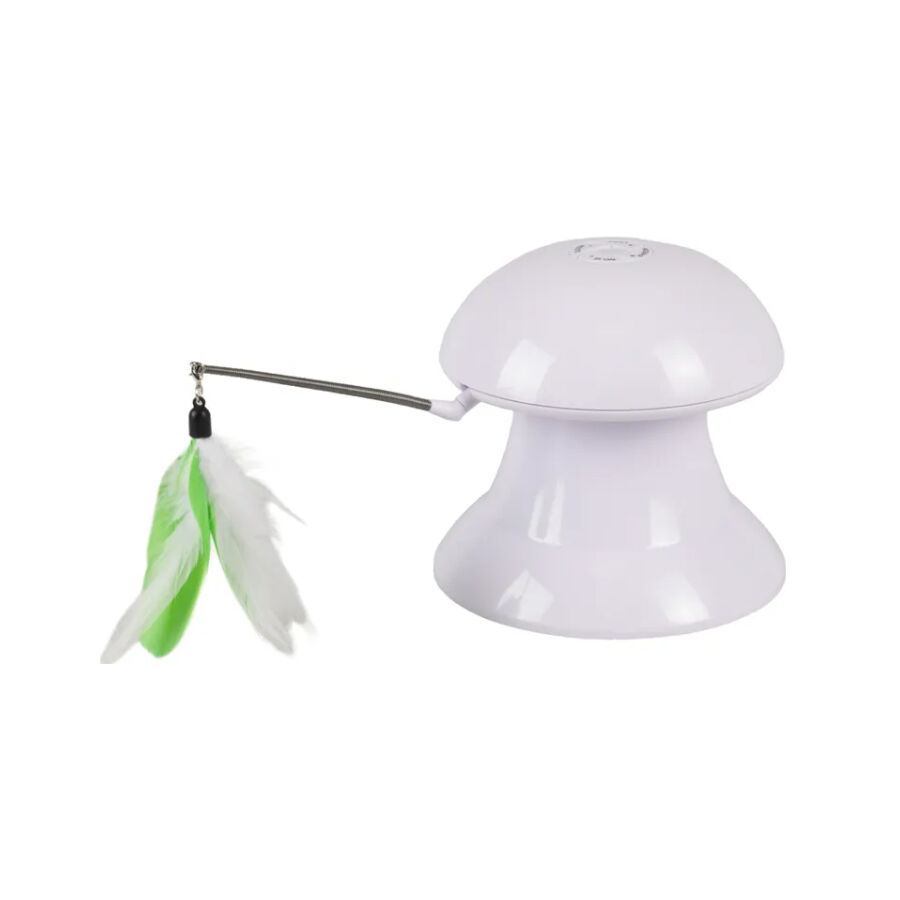 Flamingo Juguete Interactivo Blanco para gatos