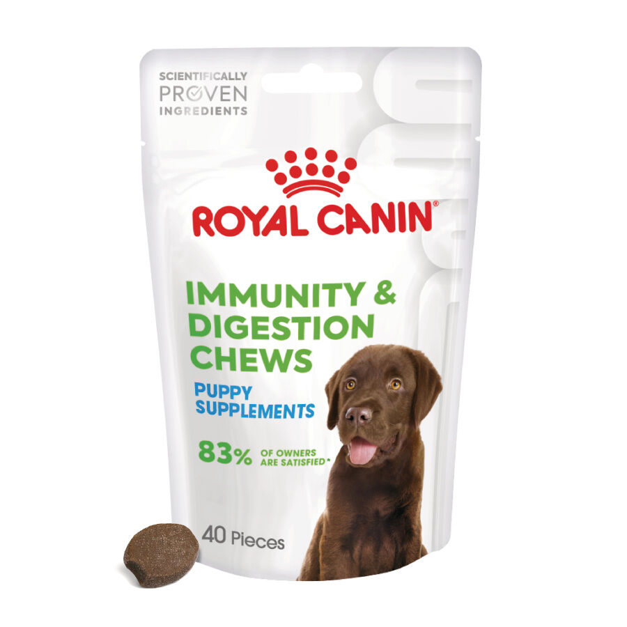 100 g Royal Canin Immunity & Digestion Chews Puppy Suplemento nutricional para perros, , large Imagen numero 1
