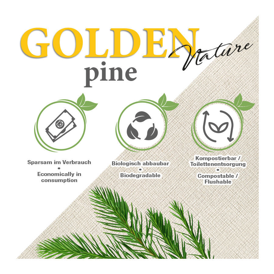 Golden Grey Pino Arena Aglomerante para gatos thumbnail