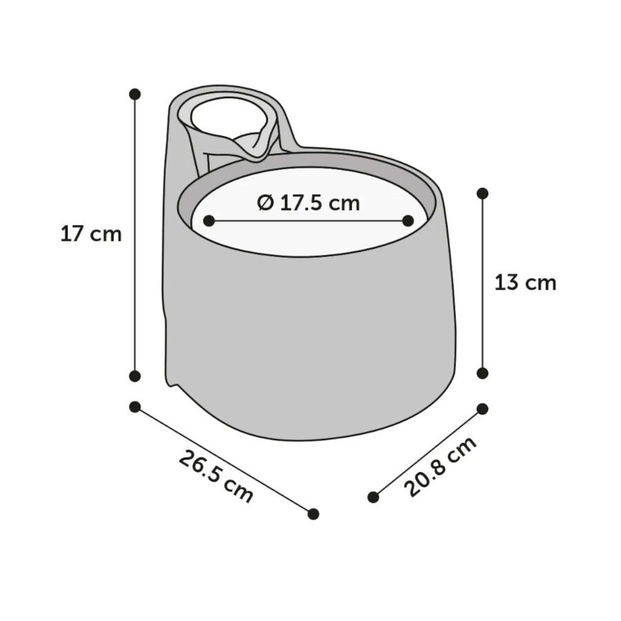 Flamingo Bellagio Bebedero Fuente Azul para perros y gatos, , large Imagen numero 3