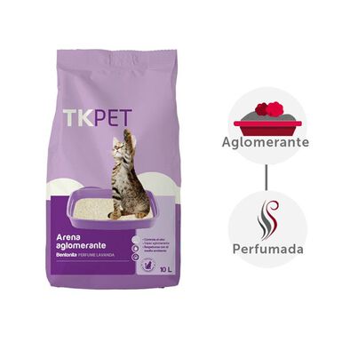TK-Pet Arena Aglomerante Bentonita y Lavanda para gatos