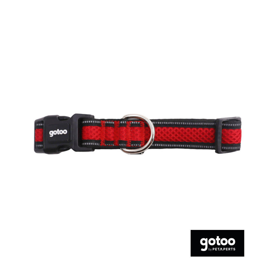 Gotoo Collar de malla transpirable rojo para perros, , large Imagen numero 2