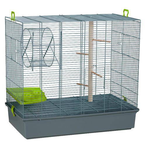 Voltreg&aacute; jaula con rueda y saltador para ardillas Imagen numero 1
