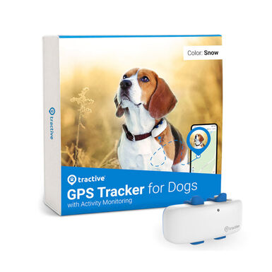 Tractive Localizador GPS color blanco para perros