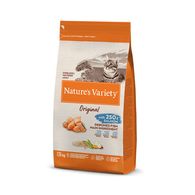 Nature's Variety Original Adult Sterilised Salmón pienso para gatos 