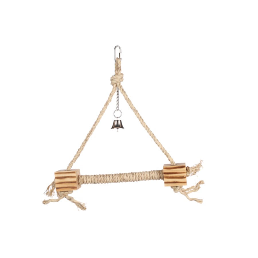 Flamingo Columpio con Cordón juguete para periquitos thumbnail