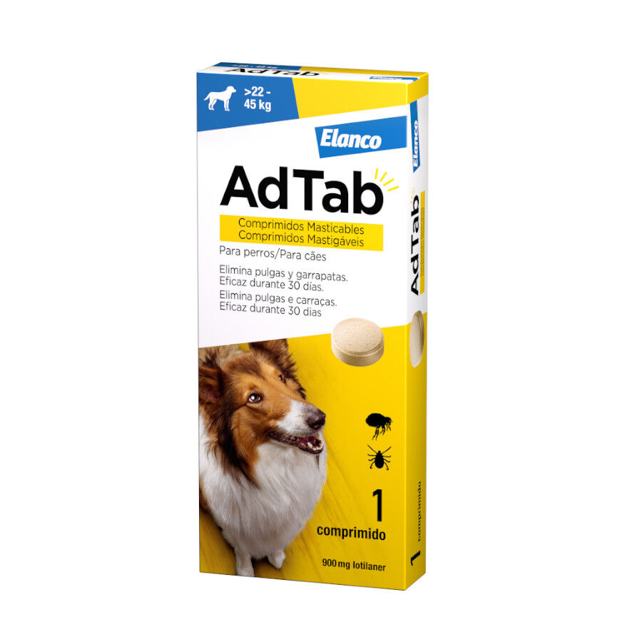 AdTab Comprimidos Masticables Antiparasitarios para perros