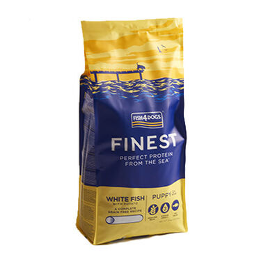 Fish4Dogs Puppy Finest Pescado Blanco Pienso 