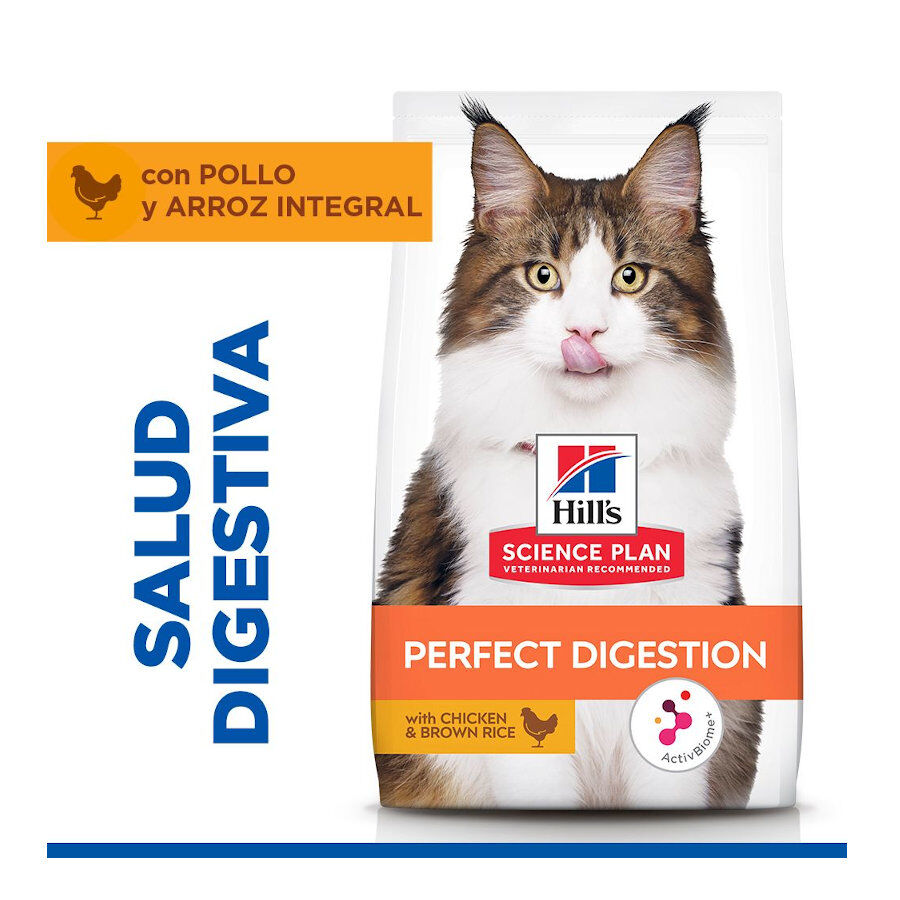 7 kg Hill's Science Plan Perfect Digestion Adult Pollo Pienso para gatos, , large Imagen numero 2