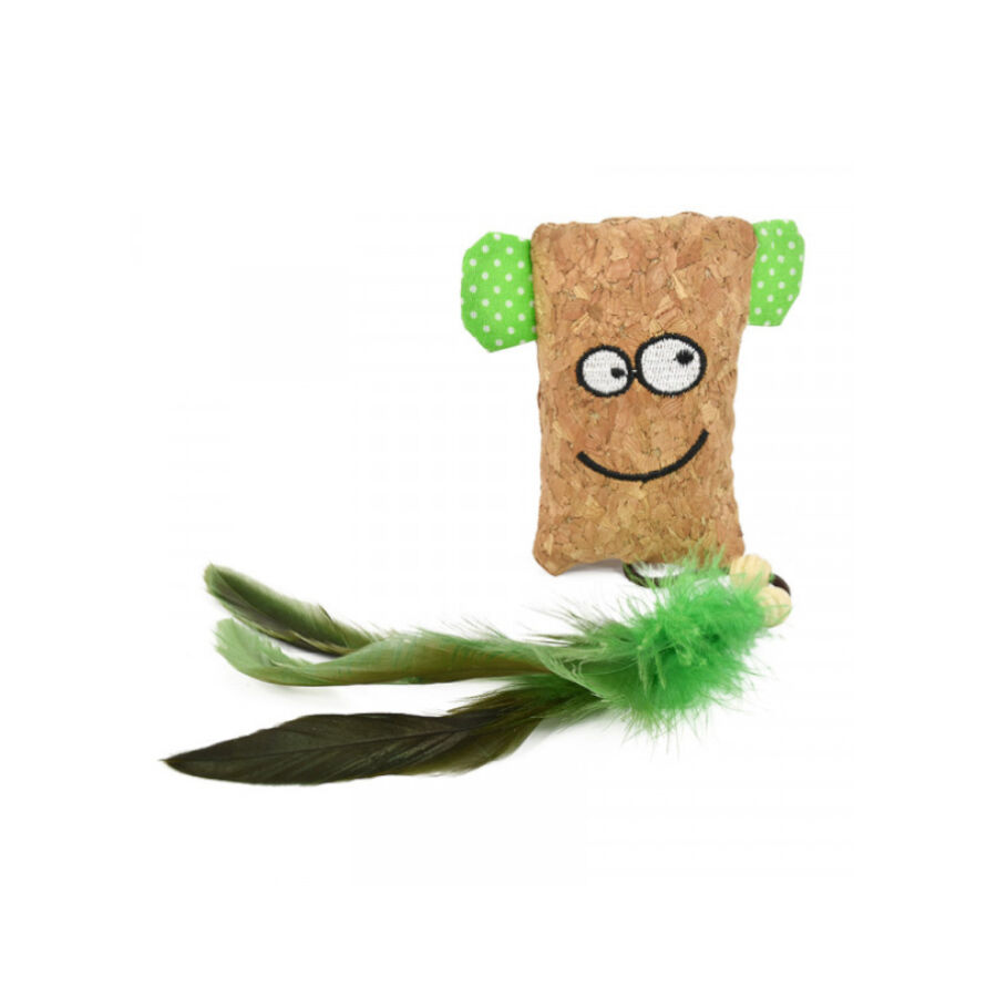 Nayeco Moai Juguete de Corcho para gatos thumbnail