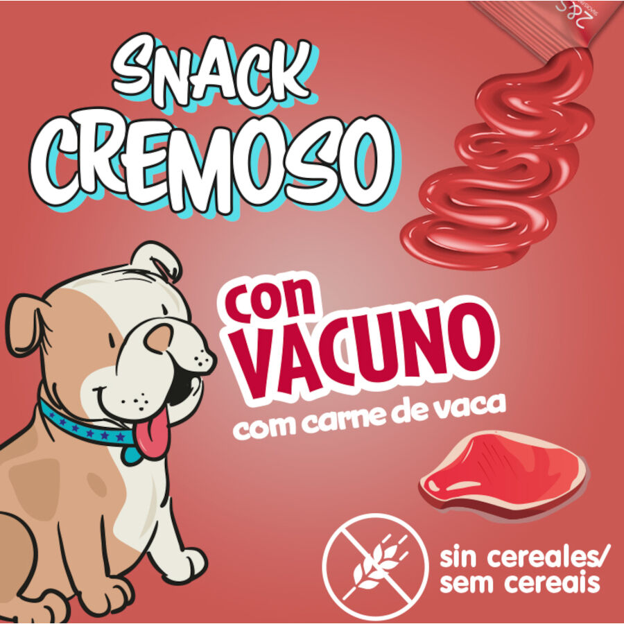 2&amp;Snacks Sobres Snacks Cremosos con Vacuno para perros thumbnail
