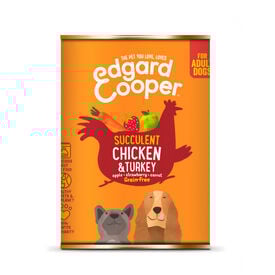Edgard & Cooper Adult Grain Free Pollo y Pavo lata para perros