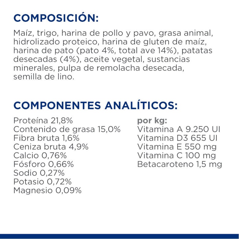 2.5 kg Hill's Science Plan Culinary Creations Pato y Patata pienso para perros medianos,  Imagen numero 8 2.5 kg Hill's Science Plan Culinary Creations Pato y Patata pienso para perros medianos, , large Imagen numero 8